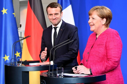 Lãnh đạo Pháp-Đức sẽ đối đầu với ông Trump tại Davos?