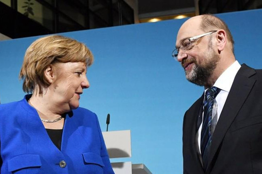Đảng đối lập SPD dẹp bất đồng nội bộ để hợp tác với bà Merkel