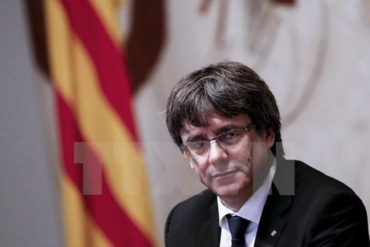 Tây Ban Nha sẽ ra lệnh bắt giữ cựu Thủ hiến Catalonia Carles Puigdemont