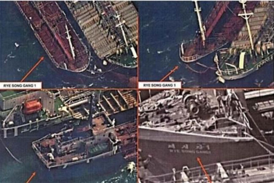 Lại có thêm tàu bị phát hiện chuyển hàng cho Triều Tiên