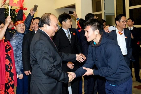 Thủ tướng trao Huân chương Lao động hạng Nhất cho đội tuyển U.23 Việt Nam