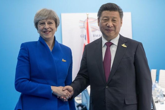 Thủ tướng Theresa May: Anh-Trung sẽ ‘không luôn đồng ý với nhau’