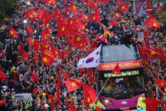 Bóng đá Việt Nam chào xuân Mậu Tuất với những thành tích đáng nhớ 