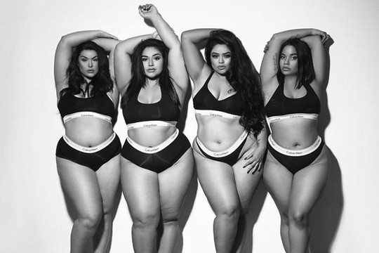 Bắt chước bộ ảnh thời trang của chị em nhà Kardashian, dàn mẫu béo đẹp không thua kém