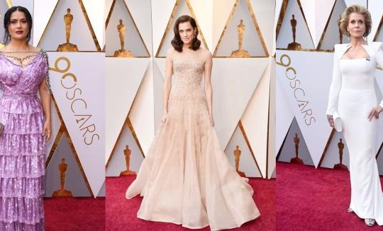 Dàn sao Hollywood hội tụ trên thảm đỏ lễ trao giải Oscar 2018