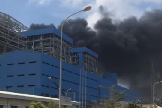Cháy lớn tại Nhà máy Nhiệt điện Duyên Hải 3