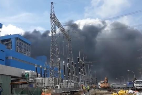 Vụ cháy ở Nhà máy Nhiệt điện Duyên Hải 3 có thể do 5 công nhân hàn điện gây ra