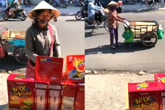 Nụ cười 150 phụ nữ lượm ve chai, bán vé số ở Sài Gòn nhận quà 8.3 miễn phí