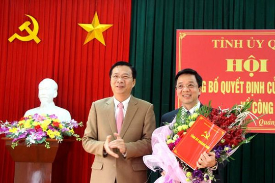 Bí thư Tỉnh ủy Quảng Ninh nói về việc bổ nhiệm, điều động một loạt cán bộ chủ chốt