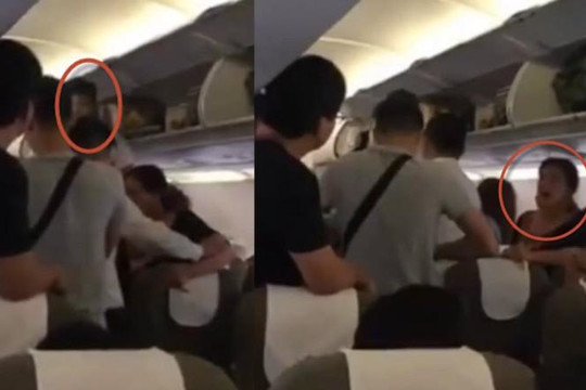 Mẹ đổi ghế không được, con trai đánh người trên máy bay Vietnam Airlines