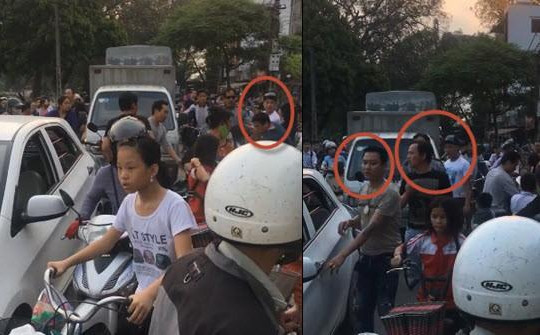 Đỗ ô tô ăn mít gây tắc đường, nhóm côn đồ ở Hà Nội còn đánh người