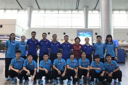 Tuyển Futsal nữ Việt Nam đã có mặt Thái Lan, quyết chiến tại VCK Futsal nữ châu Á 2018