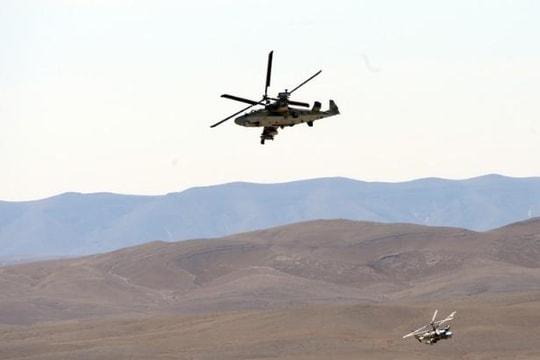 Trực thăng tấn công Ka-52 của Nga rơi tại Syria, 2 phi công tử nạn