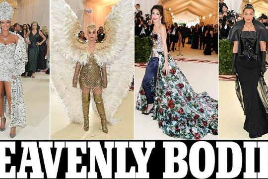 Rihanna hoá nữ hoàng, Katy Perry tung cánh thiên thần, Miley Cyrus dịu dàng bất ngờ trên thảm đỏ Met Gala 