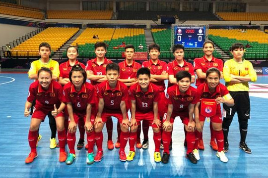  Tuyển nữ Futsal Việt Nam giành quyền vào bán kết VCK Futsal nữ châu Á 2018