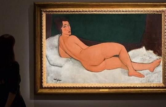 Bức tranh khỏa thân của danh họa Modigliani được bán với giá 157,2 triệu USD