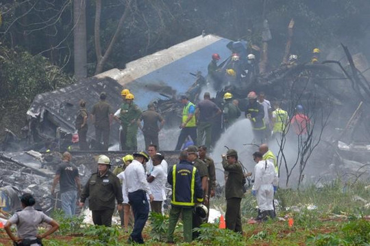 Hơn 100 người chết khi máy bay rơi ngay sau cất cánh tại Cuba