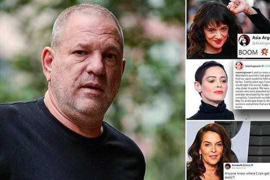 Harvey Weinstein đối diện với 25 năm tù vì tội hãm hiếp, ép sao nữ quan hệ tình dục bằng miệng 