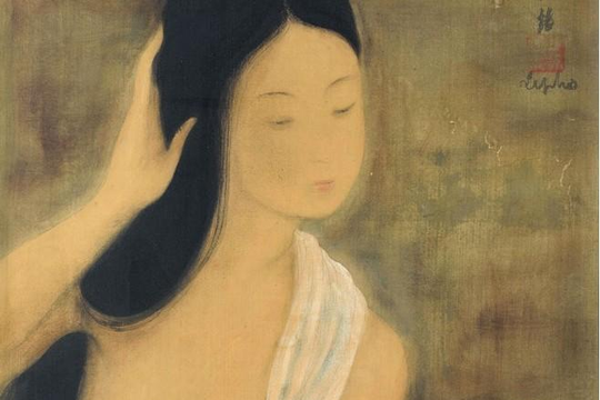 Bức 'Nhà tắm' vẽ cô gái khoả thân của Lê Phổ được bán gần 6 tỉ đồng