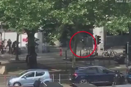 Clip khoảnh khắc đặc nhiệm Bỉ bắn gục nghi phạm khủng bố