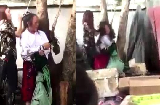 Trộm quần áo, người phụ nữ H'mông có thai bị cô gái Hà Giang trói và đánh dã man