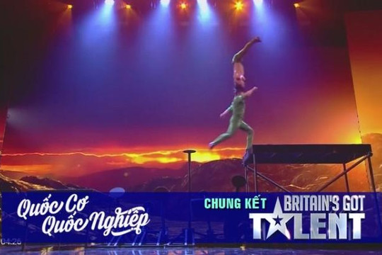 VIDEO: Quốc Cơ-Quốc Nghiệp và cú nhảy 'cảm tử' tại chung kết Britain’s Got Talent