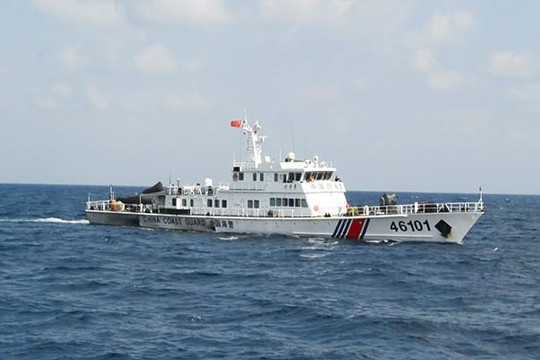 Tàu TQ xua đuổi 20 tàu cá Quảng Ngãi khi lánh nạn ở Hoàng Sa