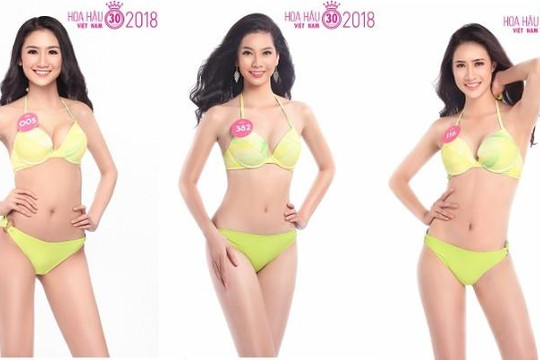 Thí sinh HHVN 2018 diện bikini nóng bỏng trước đêm chung khảo