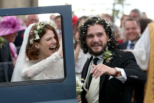 Dàn sao của 'Game of Thrones' hội ngộ tại đám cưới Kit Harrington