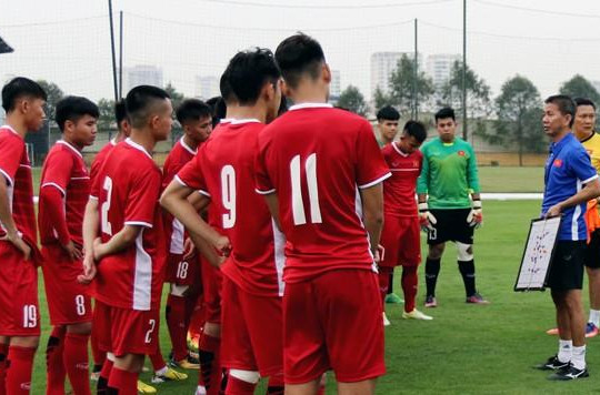 HLV Hoàng Anh Tuấn mang 23 cầu thủ U.19 dự Giải vô địch Đông Nam Á 2018