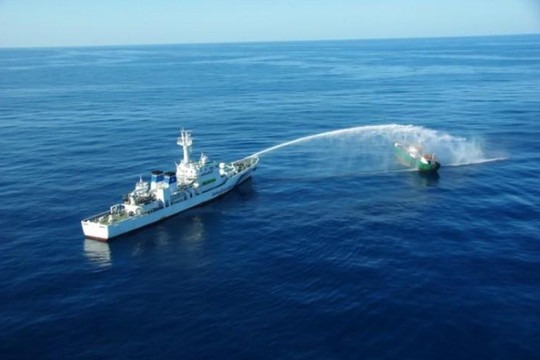 Ngư dân câu mực Nhật sợ đâm va tàu cá Triều Tiên 