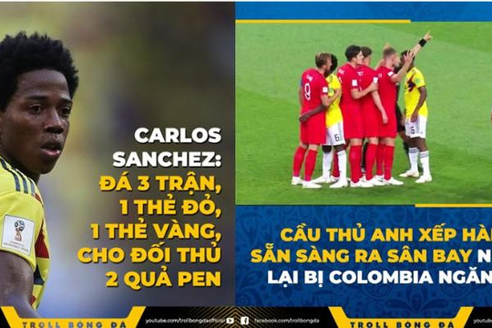 Cầu thủ Colombia không muốn Anh rời World Cup, Sanchez hết dám về nước vì sợ bị giết