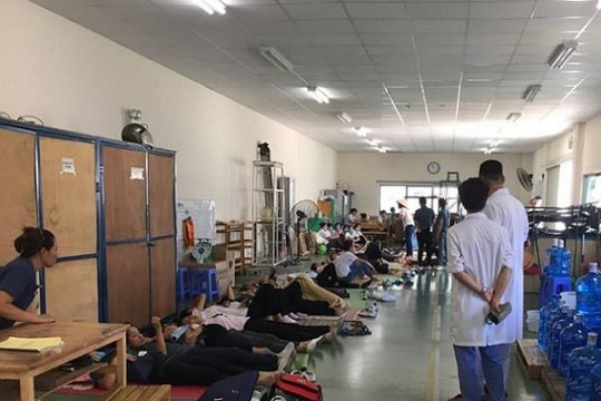 Quảng Ninh: Nhiều công nhân đang làm bỗng dưng nhập viện