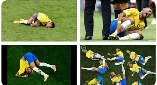 Neymar trở thành đề tài chế giễu, cười nhạo sau khi bị Bỉ loại ở tứ kết