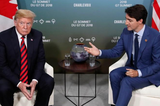 Ông Trump lại đối mặt Thủ tướng Trudeau tại cuộc gặp thượng đỉnh NATO