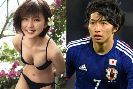 Sau khi tạo 'địa chấn' tại World Cup 2018, sao tuyển Nhật lập tức cưới vợ nóng bỏng