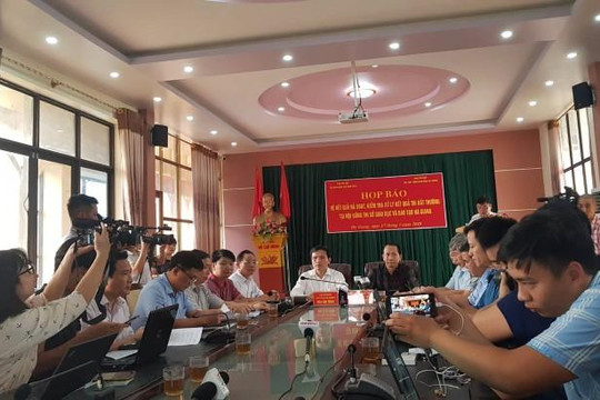 Bộ GD-ĐT họp báo thông tin chi tiết về sai phạm thi quốc gia tại Hà Giang