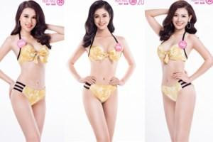 Thí sinh Hoa hậu Việt Nam khoe hình thể trong trang phục bikini 
