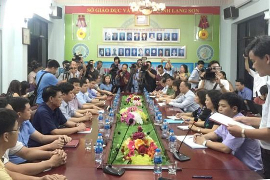 Nhiều bài thi môn Ngữ văn tại Lạng Sơn bị sụt giảm điểm sau khi chấm thẩm định