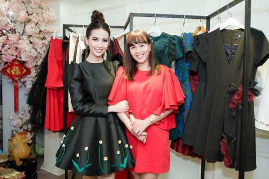 Hoa hậu Hằng Nguyễn tự tay thiết kế trang phục đi thi cho Phan Thị Mơ