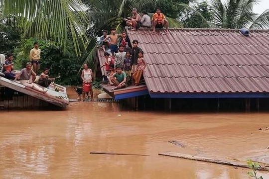 Bộ TN-MT nhận định: Vỡ đập ở Lào không tác động nhiều đến ĐBSCL của Việt Nam