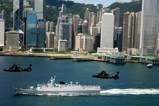 Trung Quốc tập trận răn đe phong trào đòi độc lập ở Hồng Kông