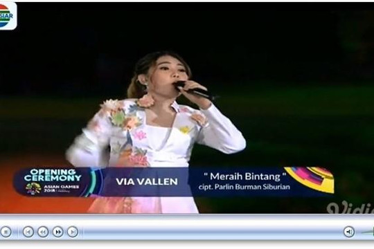 VIDEO: Nghe lại ca khúc ‘Meraih Bintang’ tại lễ khai ASIAD 2018 