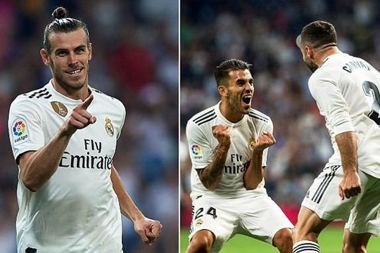 Bale ghi bàn cho Real Madrid, Barcelona mất ngôi đầu