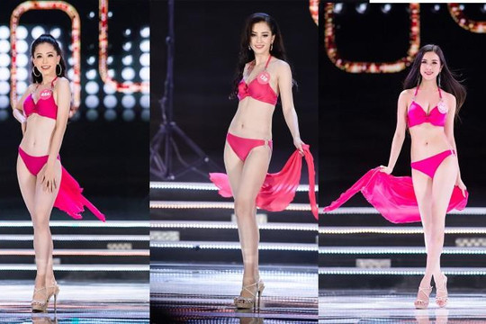 Hoa hậu Đỗ Mỹ Linh đối nghịch trang phục với Huyền My 