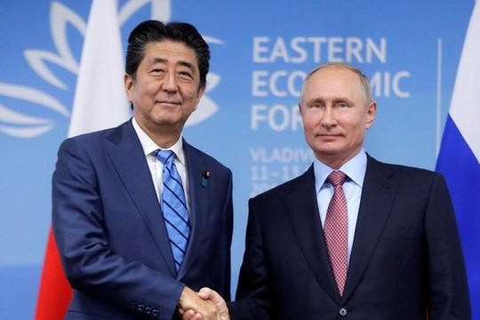 Thủ tướng Abe muốn sớm ký hiệp ước hòa bình với Nga