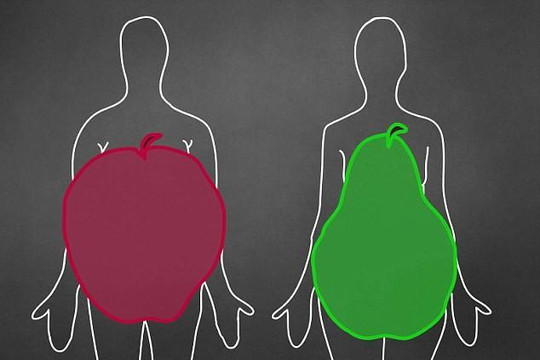 Người có thân hình dạng quả táo gặp nguy cơ viêm não cao hơn