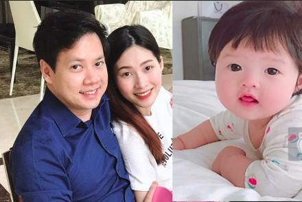 Hoa hậu Đặng Thu Thảo lần đầu lộ ảnh con gái đáng yêu 