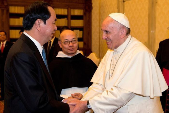 Giáo hoàng Francis gửi điện chia buồn Chủ tịch nước Trần Đại Quang từ trần
