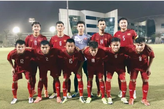 U.19 Việt Nam ghi đậm dấu ấn trước nhà vô địch Giải Tứ Hùng Qatar 2018
